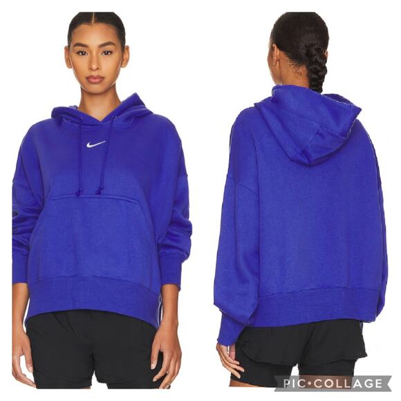 Nike Tops - Nike NSW Oversized Hoodie Lapis Blue Size Medium